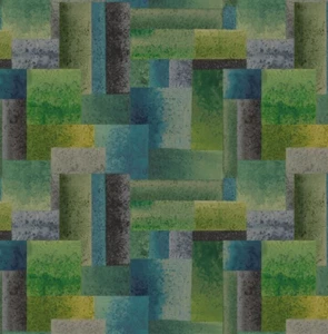 Designers Guild Stoff 'PARTERRE GEO - SMARAGD' 3 Meter (300cm) Leinenmischung - Bild 1 von 6