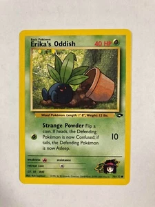 Tarjeta de desafío de gimnasio Pokémon JCC Erika's Oddish 70/132 - Imagen 1 de 1