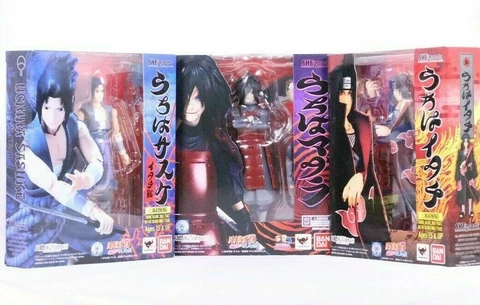 "Authentic" S.H. Figuarts Naruto Shippuden Uchiha Sasuke Itachi Madara Unopened Cover