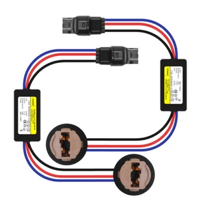 2x T20 7440 7443 LED Error Canceller Canbus Load Resistor Hyper Flash Decoder - Foto 1 di 8