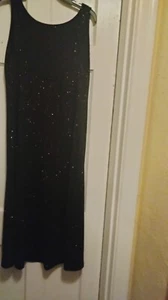 Black Sequined Evening Dress - Picture 1 of 4