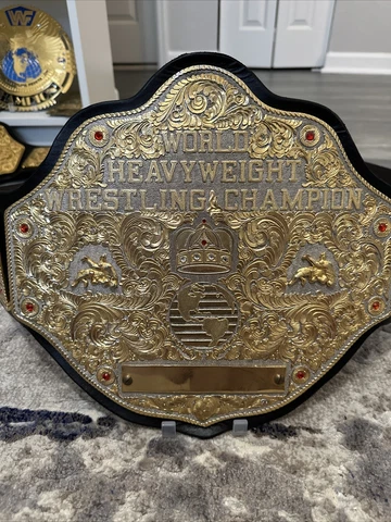 WCW Classic Shield Budget Big Gold Belt Cover