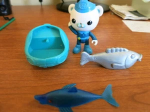 Octonaut Barnacles and pod ,blue dolphin and Gray bass fish from 2010 1/2 s/h - Picture 1 of 7