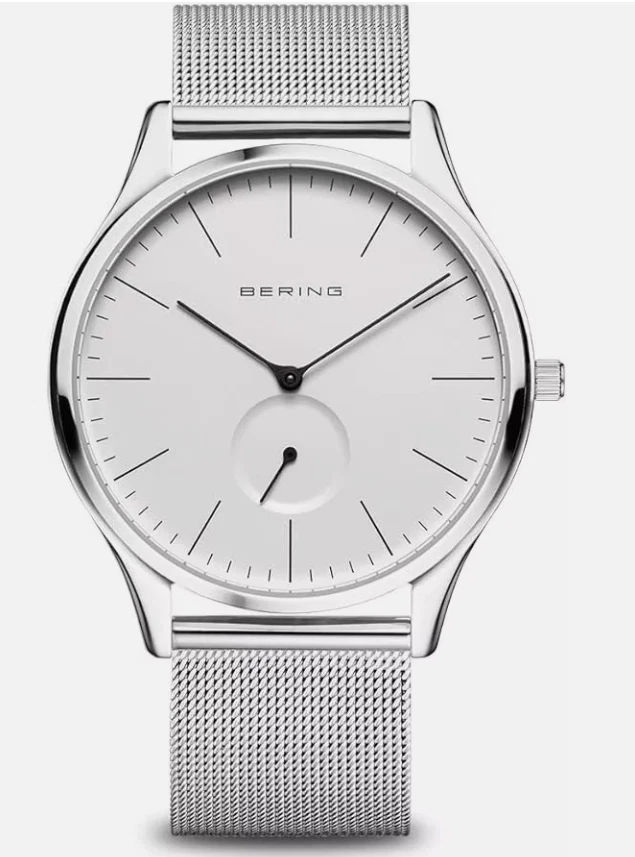 Мужские часы Bering из сапфирового стекла тонкие 3 атм нержавеющая сталь 16641-004 - Изображение 1 из 1