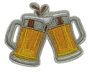 Beer Patch Aufnäher Bügelbild Bier Getränk Maß Krug Blume Oktoberfest - Bild 1 von 1