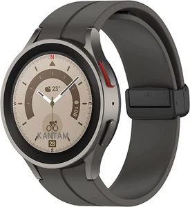 Magnetic Silicone Bands for Samsung Galaxy Watch 7/6/5/4/FE Band 40mm 44mm/for S - Picture 1 of 9