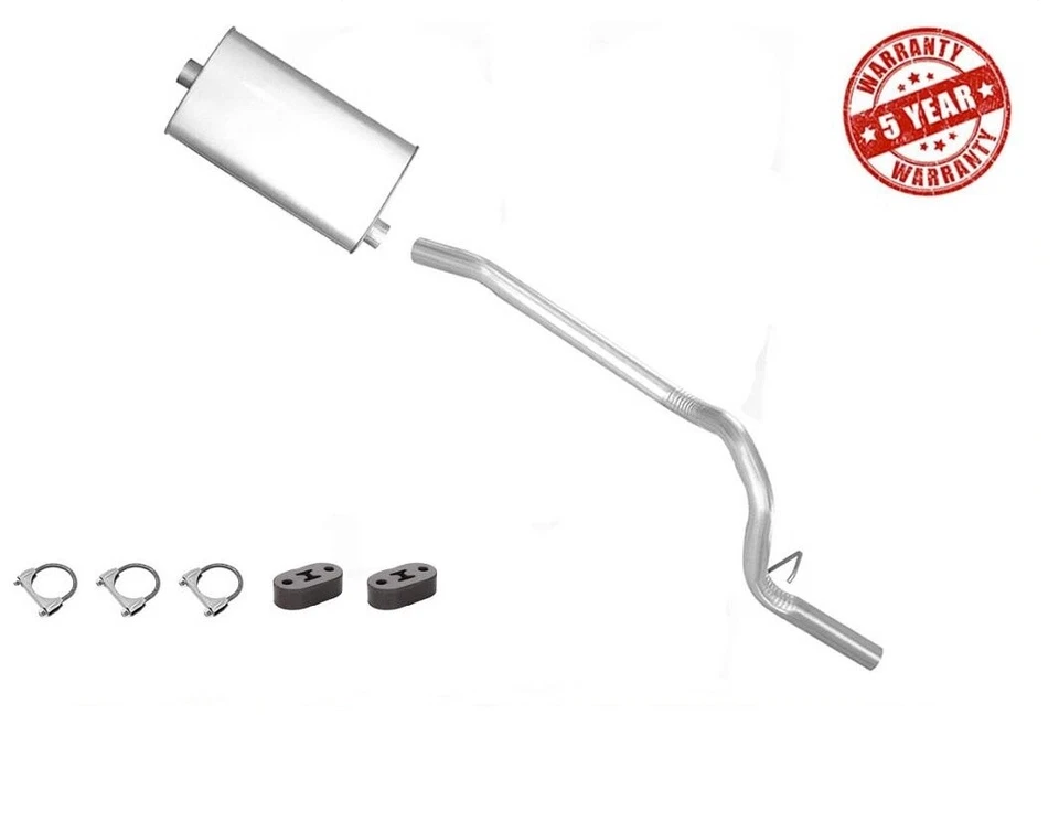 Middle Muffler and Tail Pipe MADE IN USA for Jeep Cherokee 4.0L 87-92 - Image 1 of 4