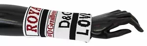 DOLCE & GABBANA Wristband Wrap Multicolor Wool Knit D&G Love One Size RRP $200 - Picture 1 of 8