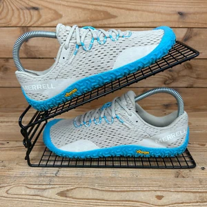 Merrell Trainers Womens UK 4 Vapor Glove 6 Grey Blue Barefoot Minimal Grounding - Picture 1 of 13