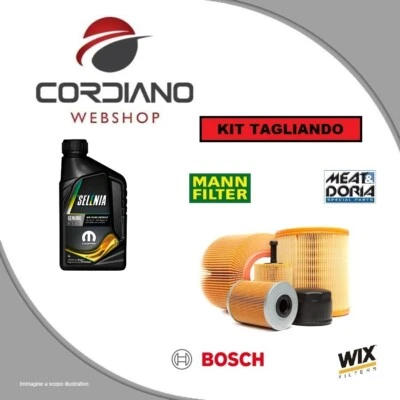 KIT TAGLIANDO OLIO 5W30 + 4 FILTRI ALFA MITO 1.6 JTDM 16V 120 CV - Immagine 1 di 4