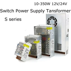 Interruptor Fuente de Alimentación Transformador AC220V-12V 24V Adaptador para Tiras LED 25W-350W - Imagen 1 de 32