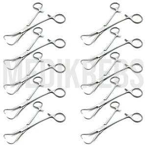 Backhaus Towel Clamp 13 cm - 5'' (Set of 10) OR Grade German Steel Instrument - Picture 1 of 2