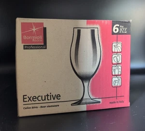 X6 Calici Birra Executive 26,1 cl Bormioli Rocco Vetro Set 6 pz - Imagen 1 de 7