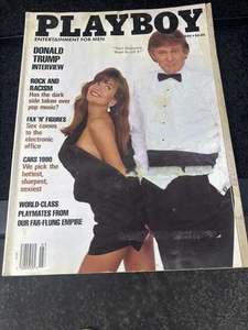 PLAYBOY MAGAZINE MARCH 1990 DONALD TRUMP VERY GOOD CONDITION - Picture 1 of 2