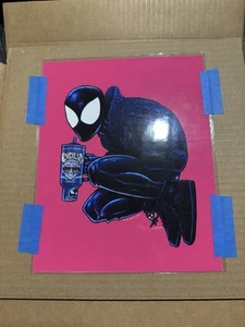 Dan Hipp Marvel Symbiote Sweater Spider-Man Art Poster Print 8 x 10 Spiderman - Picture 1 of 2