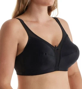 Carnival Women's 620 Full Figure Camisole Shoulder Soft Cup Bra, Black, 42D - Picture 1 of 1
