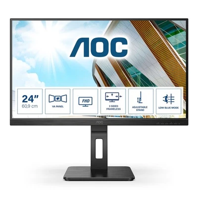AOC Pro-line 24P2QM - P2 Series - LED-Monitor - 61 cm (24") (23.8" sichtbar) - 1 - Bild 1 von 4