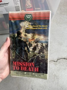 Mission To Death Beta Not VHS Rare Factory Sealed Super Video Betamax Brand New - Picture 1 of 5