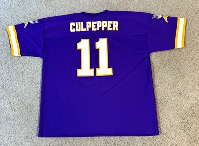 Camiseta deportiva de colección con logotipo atlética de los Minnesota Vikings Daunte Culpepper NFL - talla XXL Foto 1 de 4