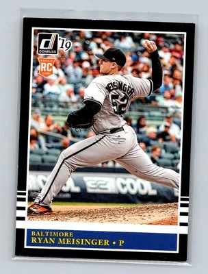 2019 Donruss HOLO BACK Ryan Meisinger Rookie 20/99 Baltimore Orioles #248 - Image 1 of 2