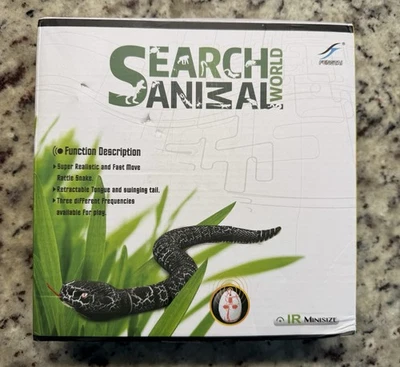 Search Animal World Remote Control Realistic Fast Moving Rattle Snake NIB - Image 1 of 4