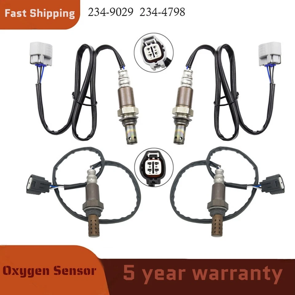 Комплект из 4 датчиков кислорода для Jaguar X-Type 2002-2005 2,5 л V6 2002-2008 3,0 л V6 США - Изображение 1 из 4