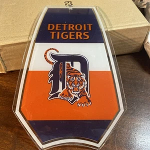6 Detroit Tigers Glass panels TOUCH LAMP 6 REPLACEMENT GLASS PANELS New - Picture 1 of 4