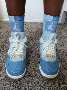 Jordan 4 Denim Tex Socks - Picture 1 of 6