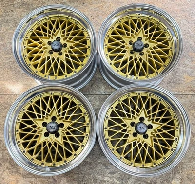 JDM Wheels SSR 18x9.5 5x100 43 Formula Mesh Deep Rim Set4 QW - Image 1 of 4