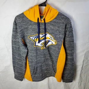 Fanatics Hoodie Men's S Gray Nashville Predators Sweatshirt NHL Pullover Logo - Picture 1 of 7