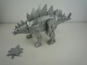 VINTAGE INTERAKTIVER TEKSTA ROBOTER DINOSOUR STEGASAURUS MIT BLATT TOYQUEST - Bild 1 von 14