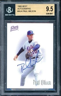 1995 Best - Paul Wilson Auto #AU4 BGS 9,5 Foto 1 de 2