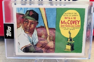 2025 Topps Shoebox Treasures Willie McCovey Encased Canvas Stock SSP Giants - Bild 1 von 2