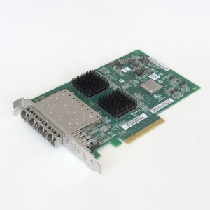 QLOGIC QLE2564-NAP 4-portowa karta SFP PCI-Exp. PX4810402-10C, 111-00481+B0 Q-Logic - Zdjęcie 1 z 3