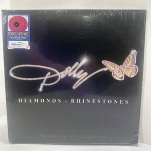 DOLLY PARTON DIAMONDS & RHINESTONES GREATEST HITS 2022 PINK VINYL LP “SEALED” - Picture 1 of 3