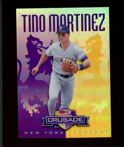 1998 Donruss Crusade Tino Martinez #33 Purple /100 - Picture 1 of 2