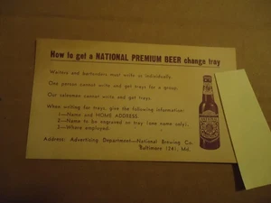 So erhalten Sie eine National Premium Bier Wechselschale Anzeige - Bild 1 von 1