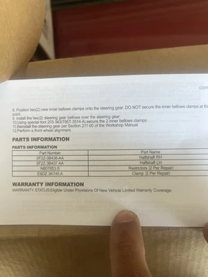 Juego de montaje de eje CV delantero para Ford Freestar, Mercury Monterey Foto 1 de 4