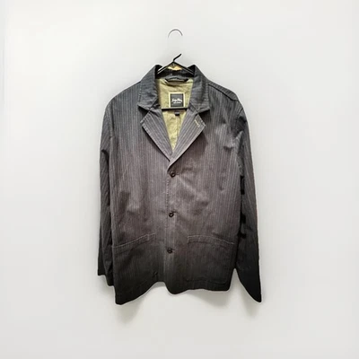 Blazer INDIGO PALMS Raphoe Grande Rayas 3 Botones Tommy Bahama Azul Foto 1 de 4