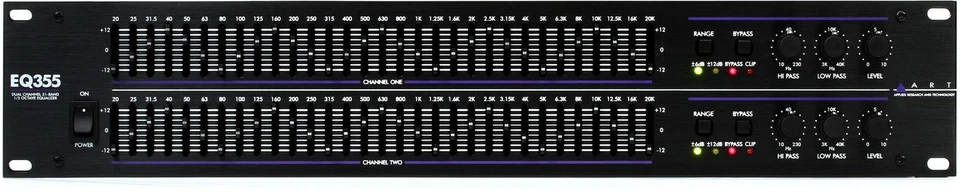 ART EQ-355 Dual 31-band Graphic Equalizer - Image 1 of 4