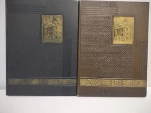 Vtg 1933 & 1934 West High School Occident Yearbooks Columbus Ohio Hilltop C8 - Picture 1 of 21
