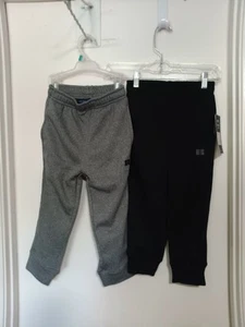 RUSSELL ATHLETIC BOYS 2PK JOGGERS BLACK GRAY SIZE 4/5 NWT - Picture 1 of 4
