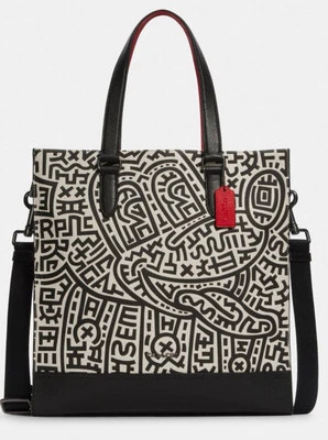 NWT Coach MEN'S Disney Mickey Mouse X Keith Haring Graham Structured Tote C6872 - Image 1 of 4