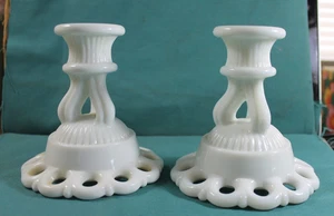 WESTMORELAND #3 DORIC LINE CANDLE HOLDERS - Picture 1 of 1