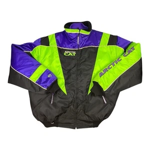 Vintage 1990s Arctic Cat Snowmobile Jacket Mens XXL Insulated Jacket & Liner USA - Bild 1 von 20