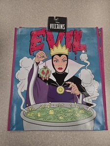 Disney Villains Evil Queen Cruella 15.5" X 14" Reusable Shopping Tote Bag NEW - Picture 1 of 3