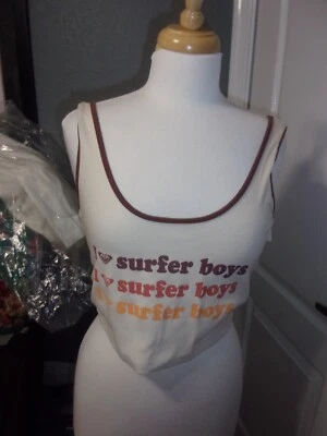 Roxy Women's Heart Surfer Tank Size Large - Image 1 of 2