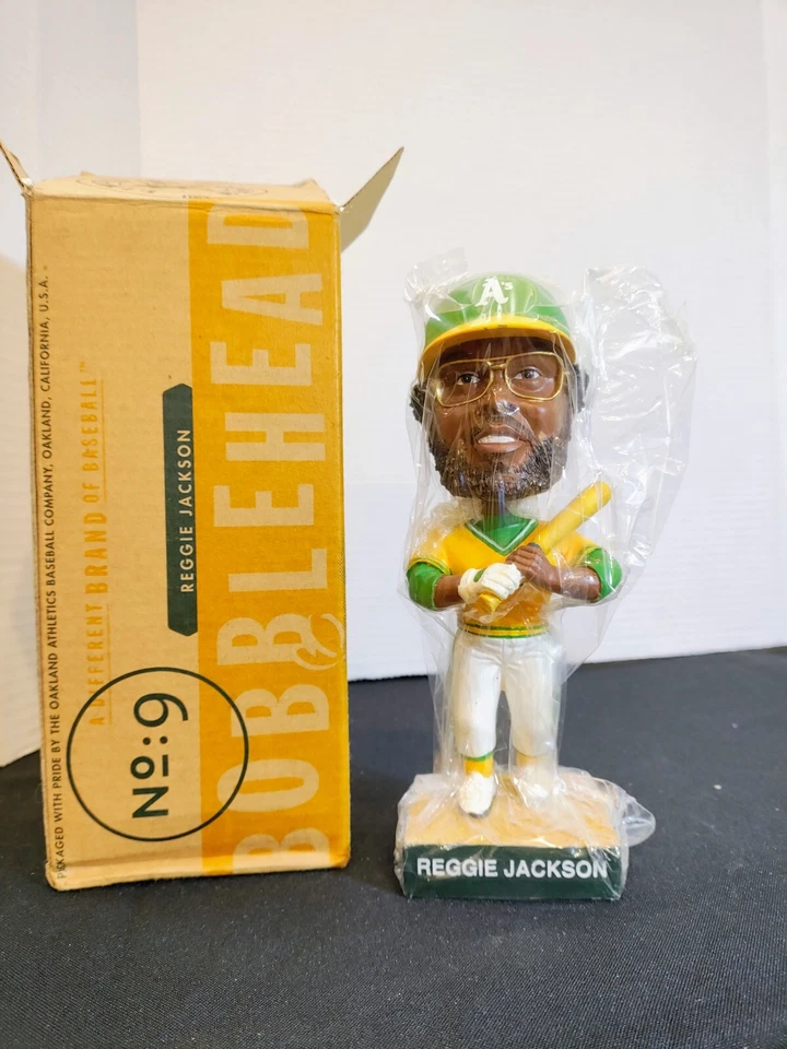 Bobblehead Reggie Jackson, 2004 Oakland Athletics  - Imagem 1 de 1