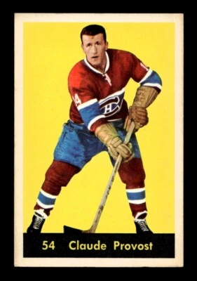1960-61 PARKHURST  # 54  CLAUDE PROVOST   26393 - Image 1 of 2