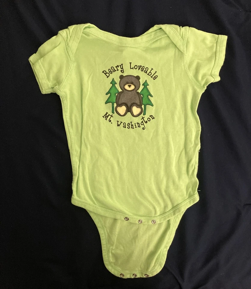 18 Months Rabbit Skins baby clothes - short sleeve one piece | bear theme - Image 1 of 1